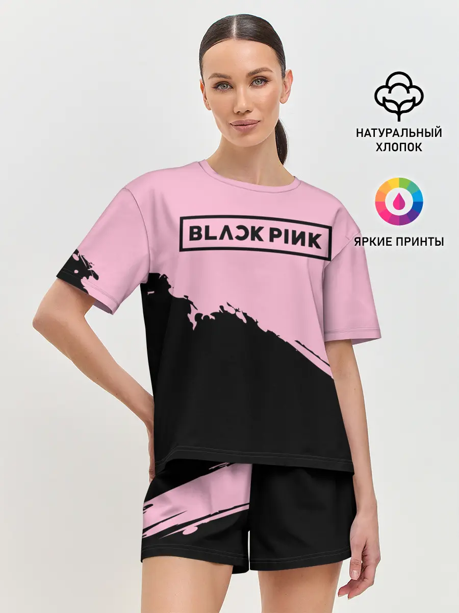 Женская пижама с шортами / BlackPink