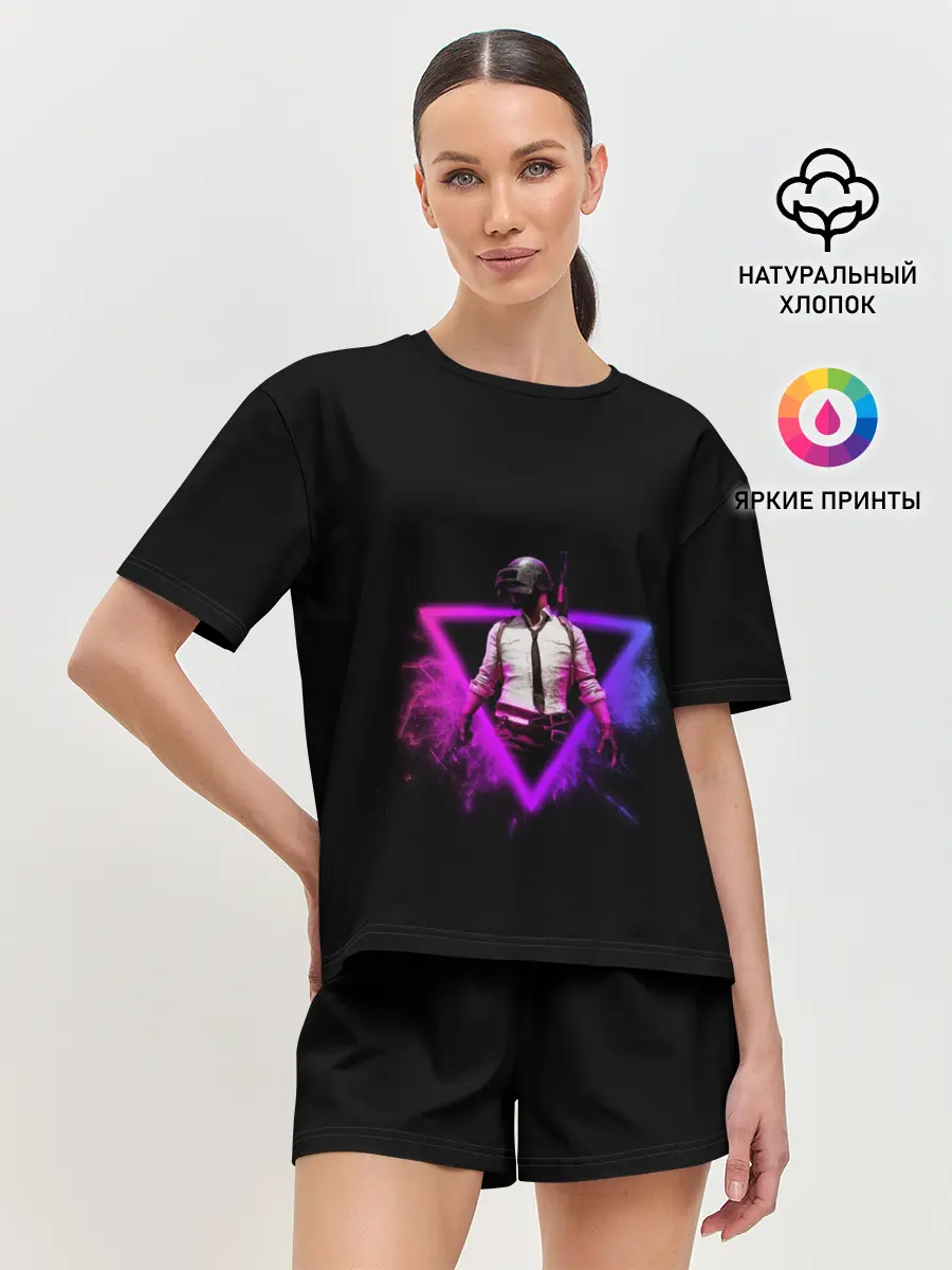 Женская пижама с шортами / Pubg