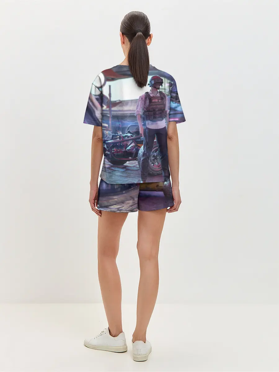 Женская пижама с шортами / Pubg