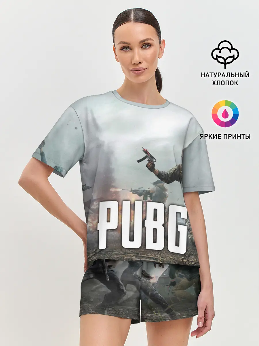 Женская пижама с шортами / Pubg
