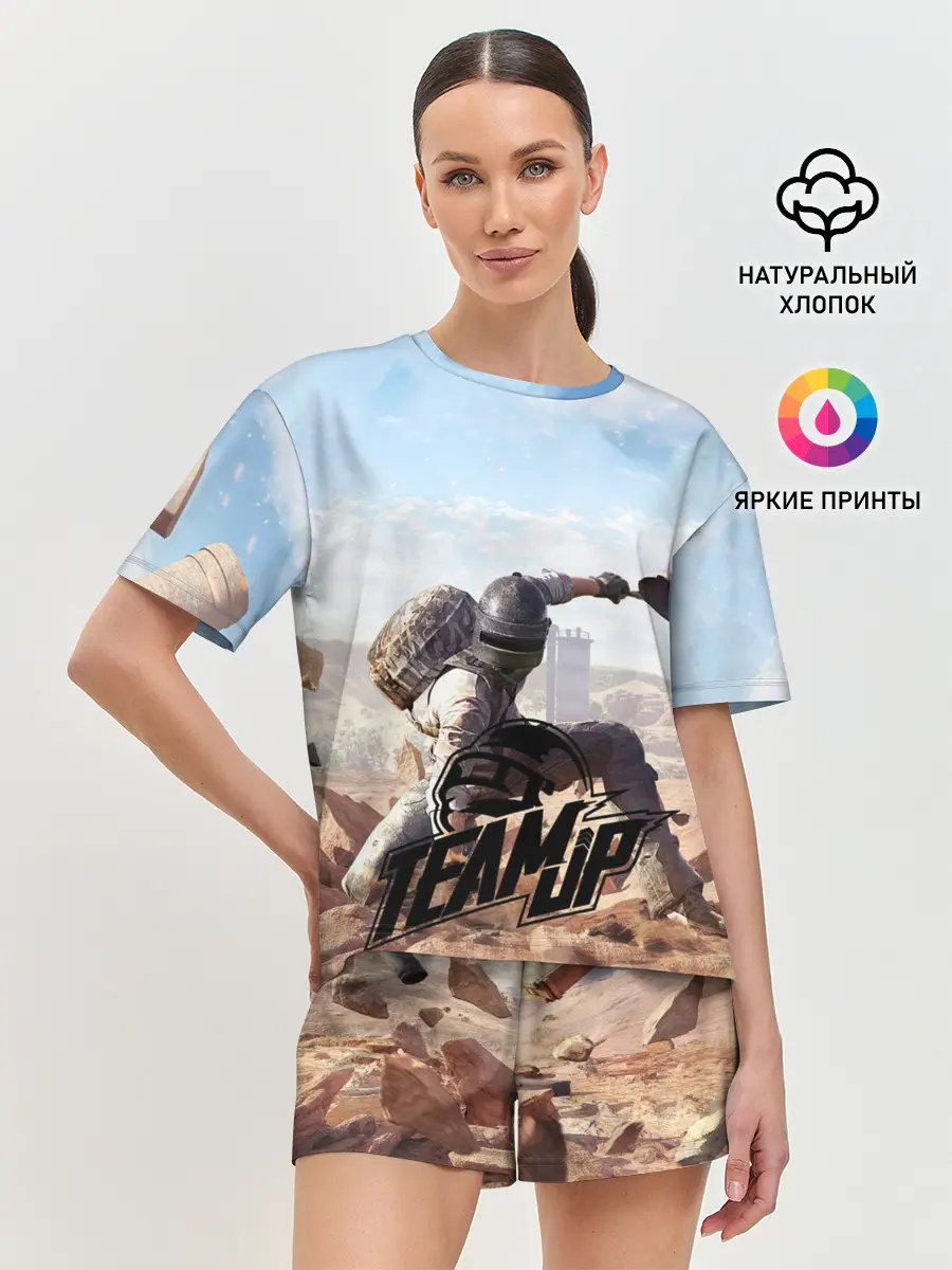 Женская пижама с шортами / PUBG