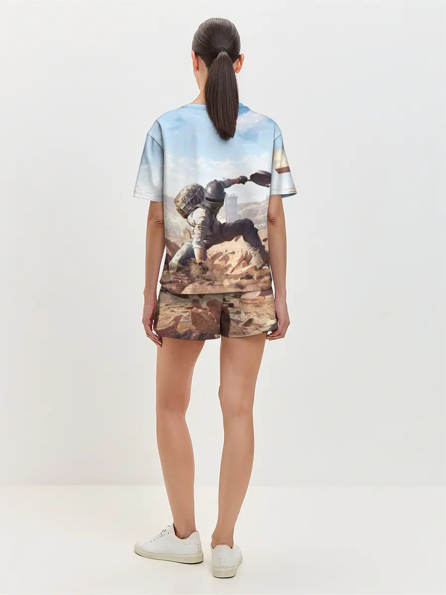 Женская пижама с шортами / PUBG