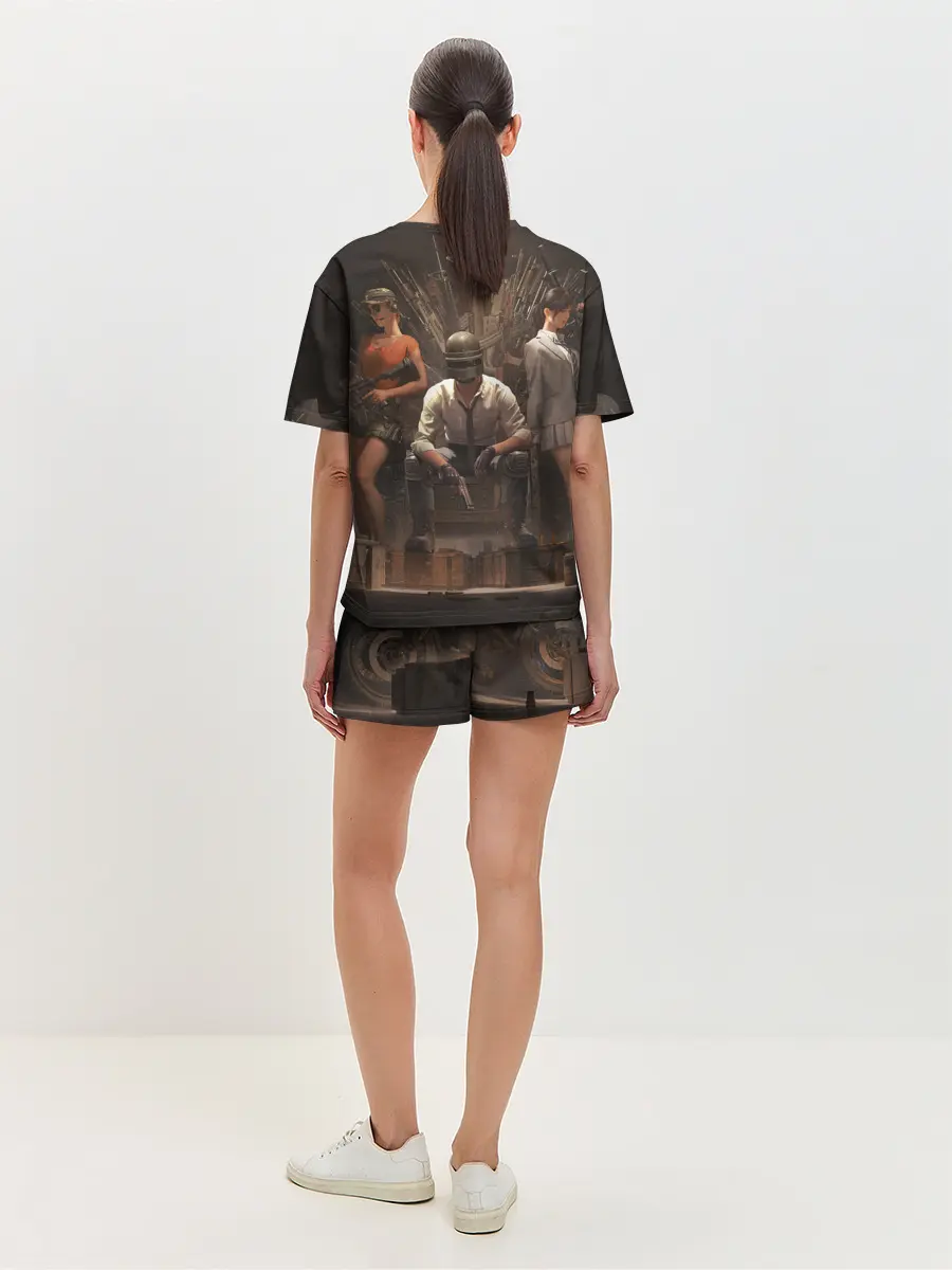 Женская пижама с шортами / Pubg Mobile