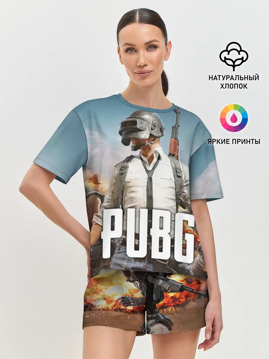 Женская пижама с шортами / PUBG