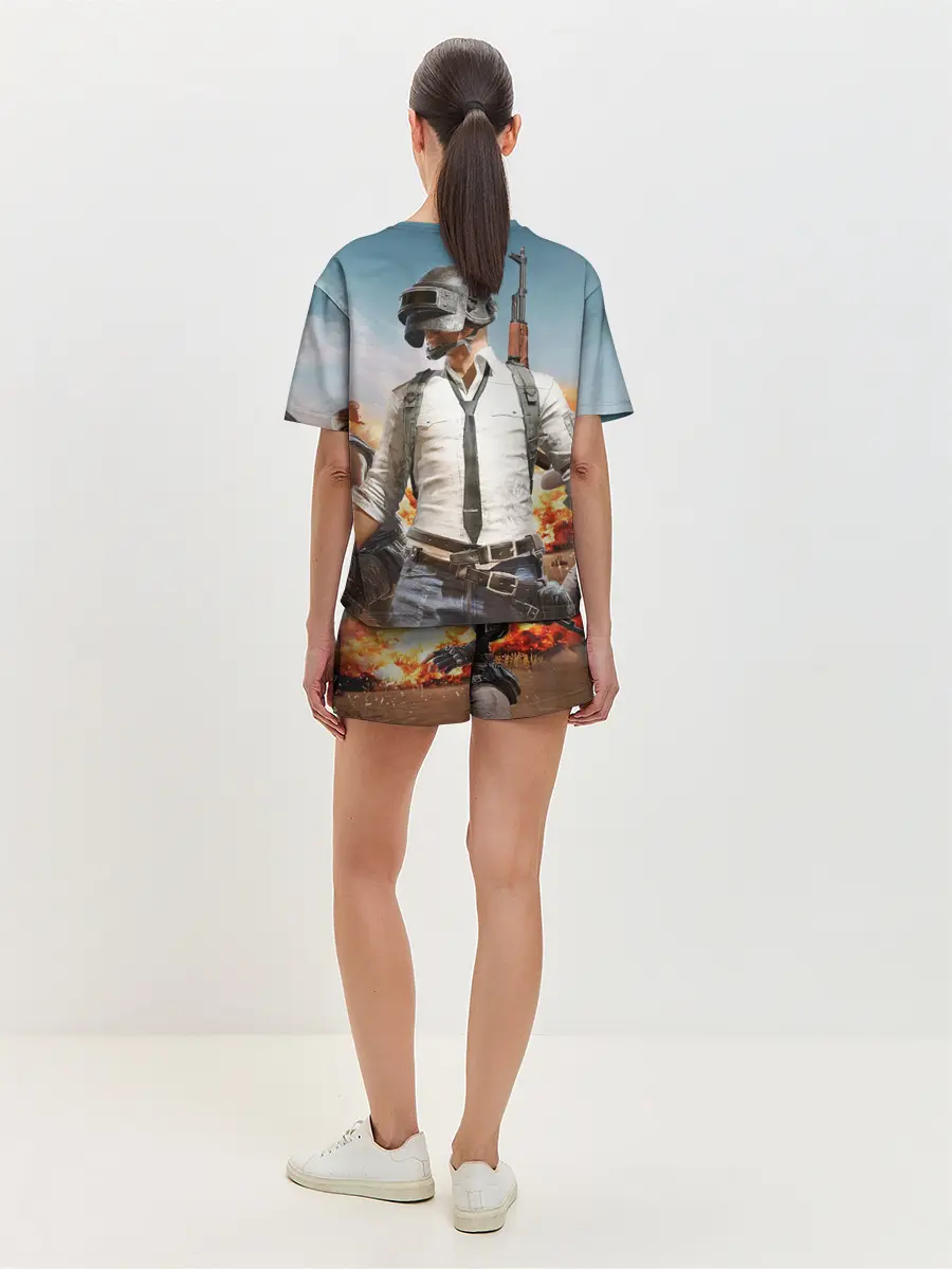 Женская пижама с шортами / PUBG