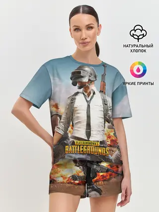 Женская пижама с шортами / PUBG
