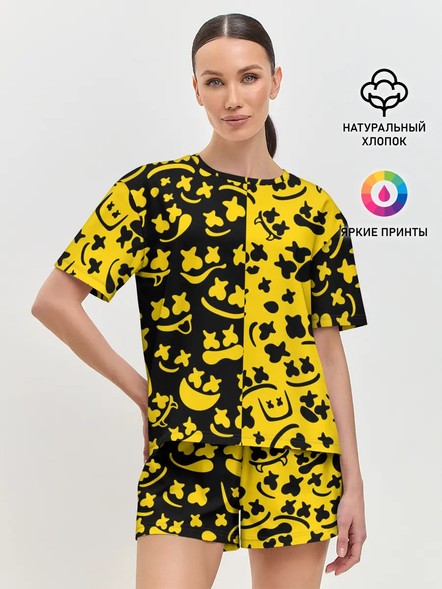 Женская пижама с шортами / FORTNITE x MARSHMELLO