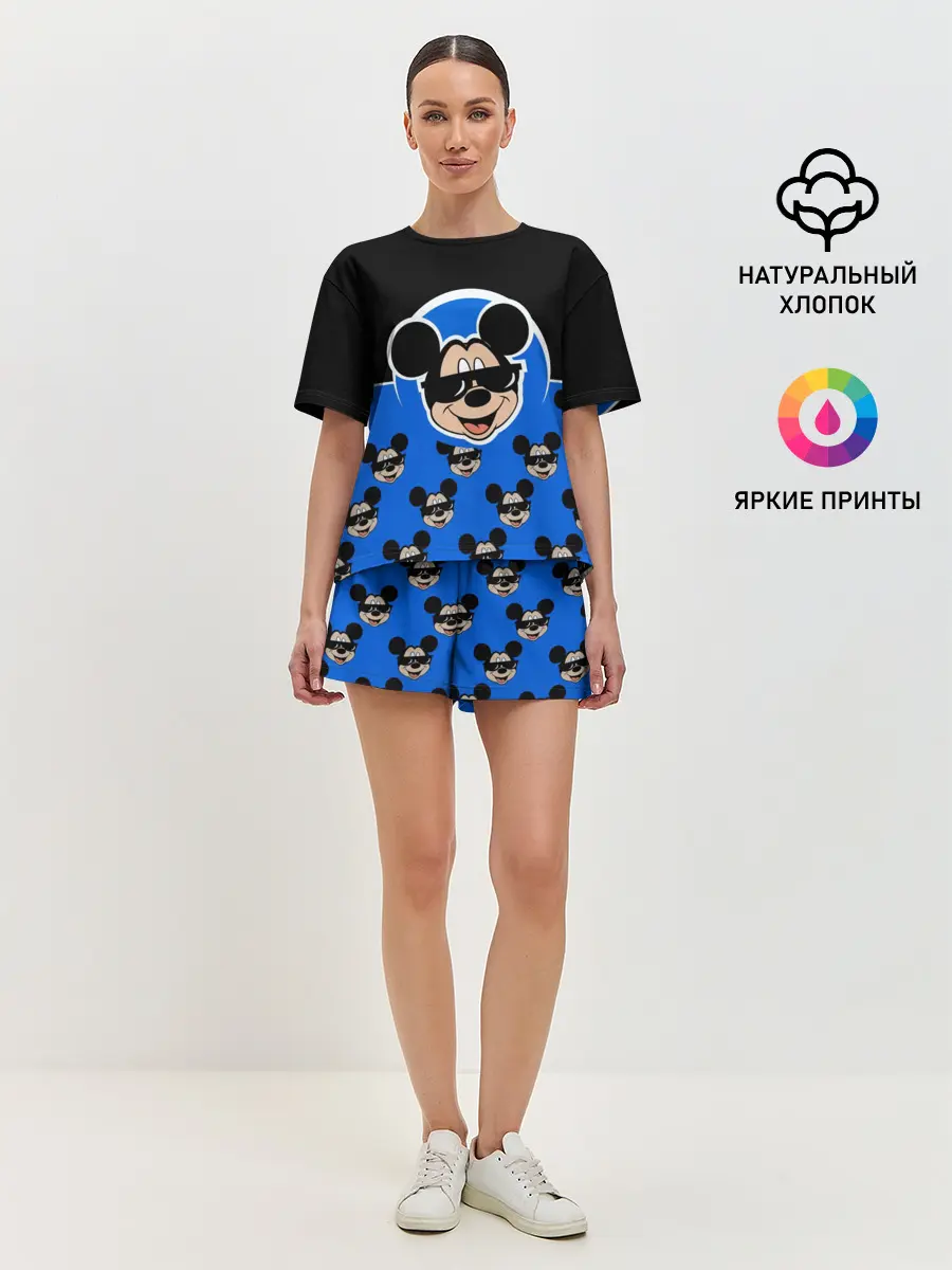 Женская пижама с шортами / Disney.Микки Маус