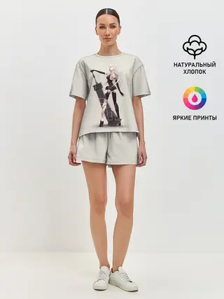 Женская пижама с шортами / A2