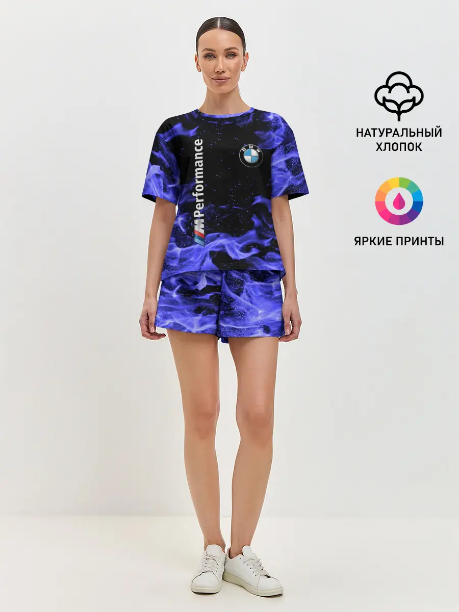 Женская пижама с шортами / BMW