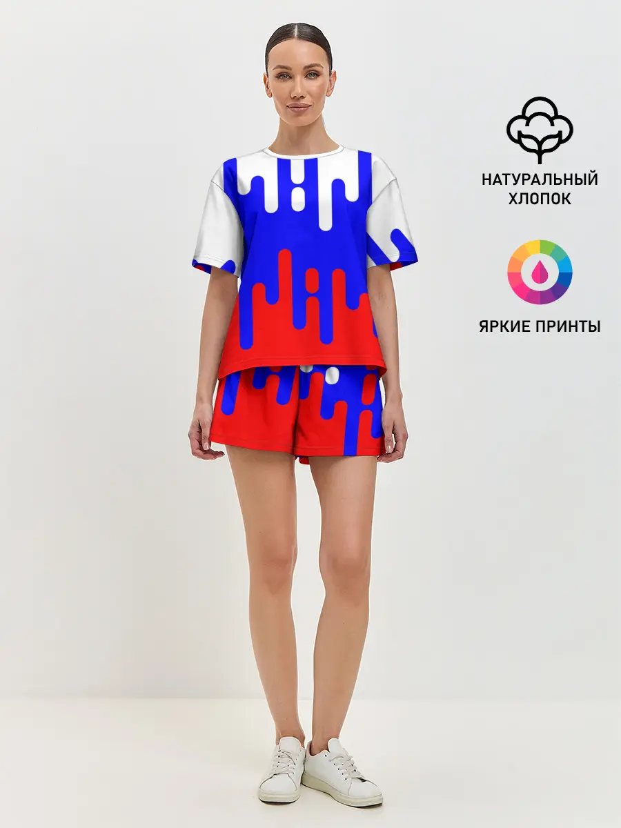 Женская пижама с шортами / Россия.