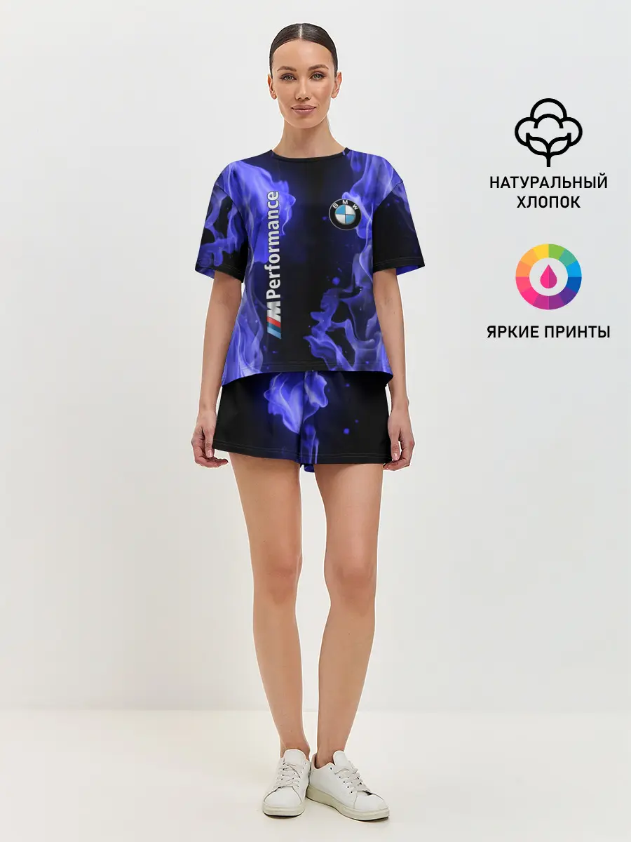 Женская пижама с шортами / BMW