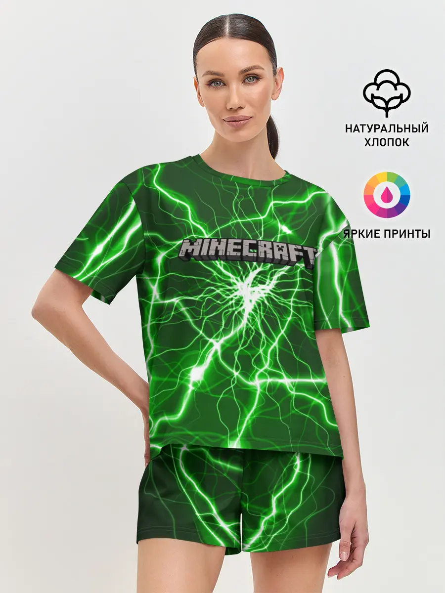 Женская пижама с шортами / MINECRAFT