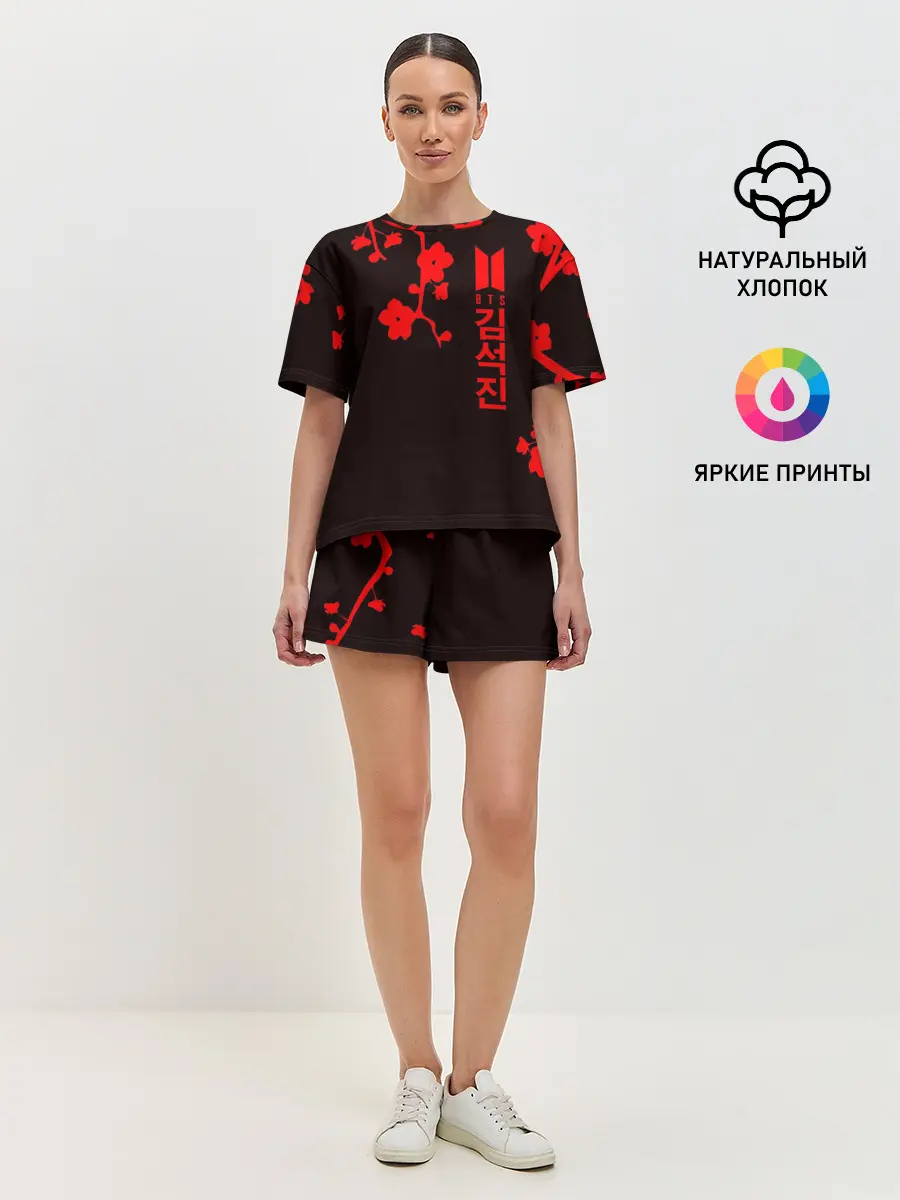 Женская пижама с шортами / BTS