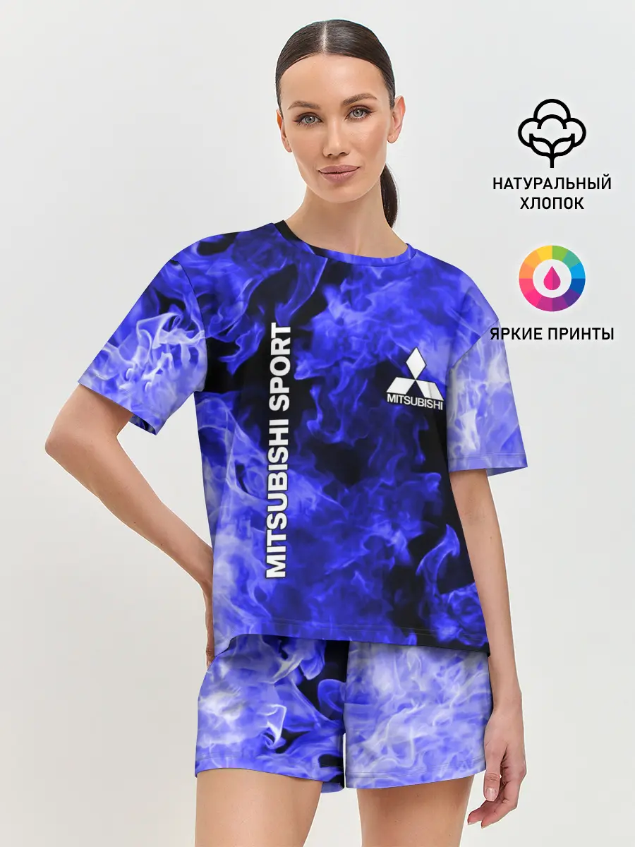 Женская пижама с шортами / MITSUBISHI