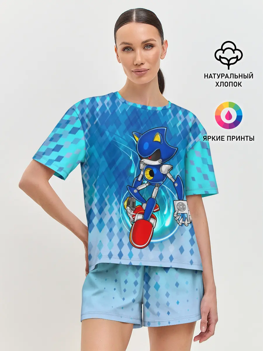 Женская пижама с шортами / Metal Sonic