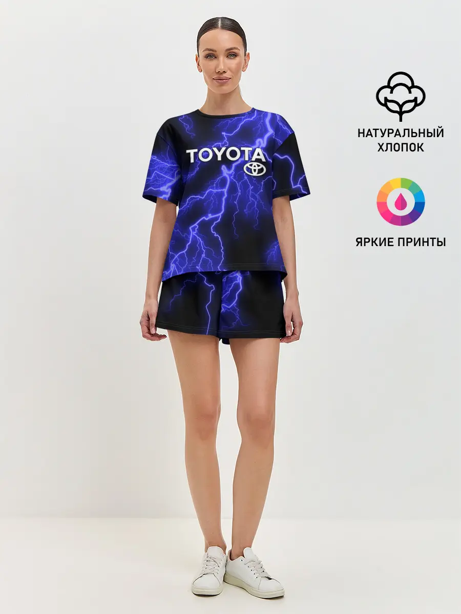 Женская пижама с шортами / TOYOTA