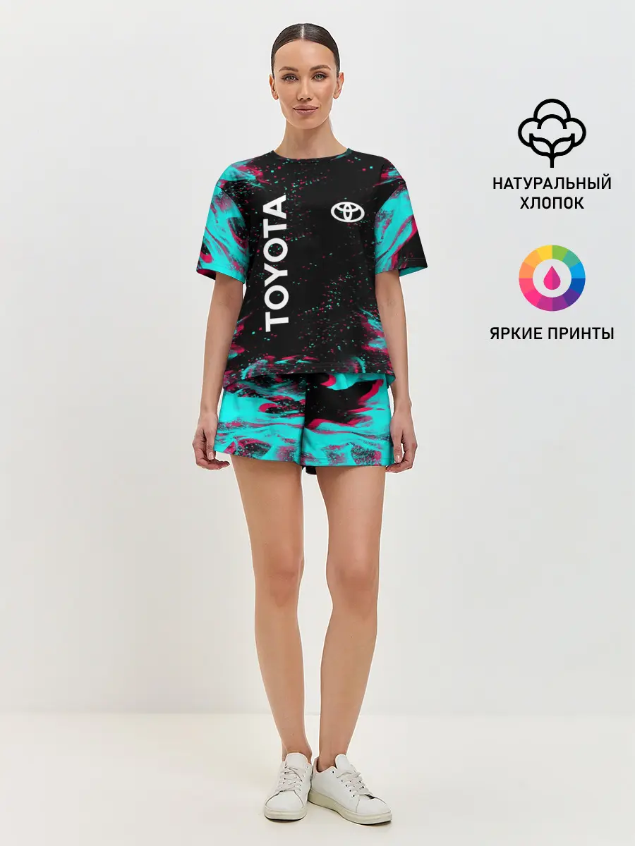 Женская пижама с шортами / TOYOTA