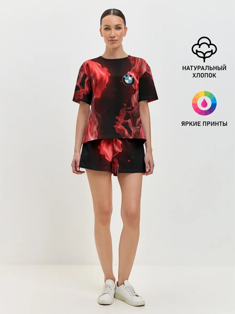 Женская пижама с шортами / BMW