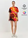 Женская пижама с шортами / УДАРЫ МОЛНИИ