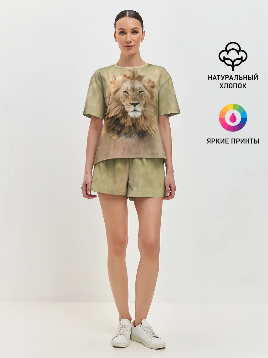 Женская пижама с шортами / Lion King