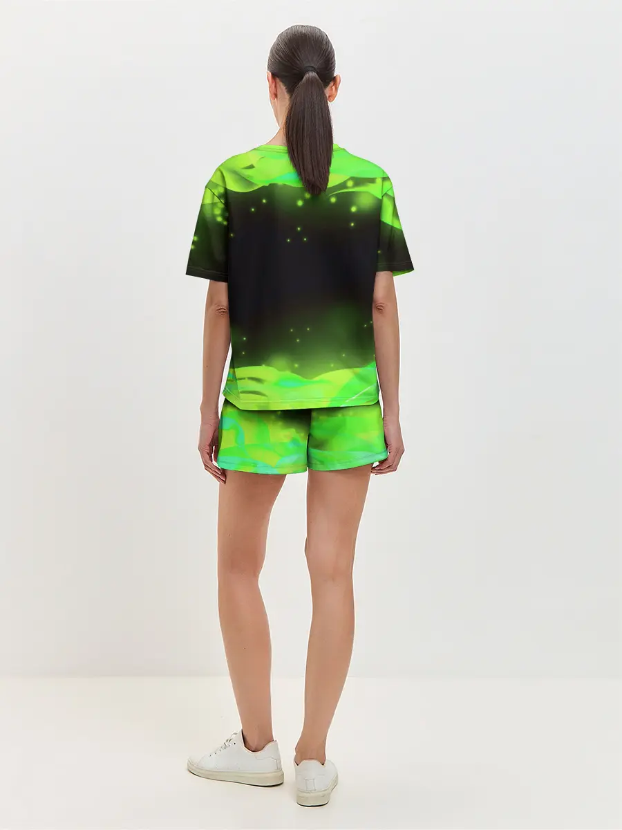 Женская пижама с шортами / Minecraft 1