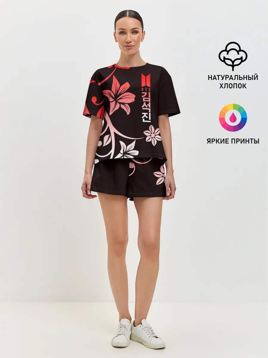 Женская пижама с шортами / BTS