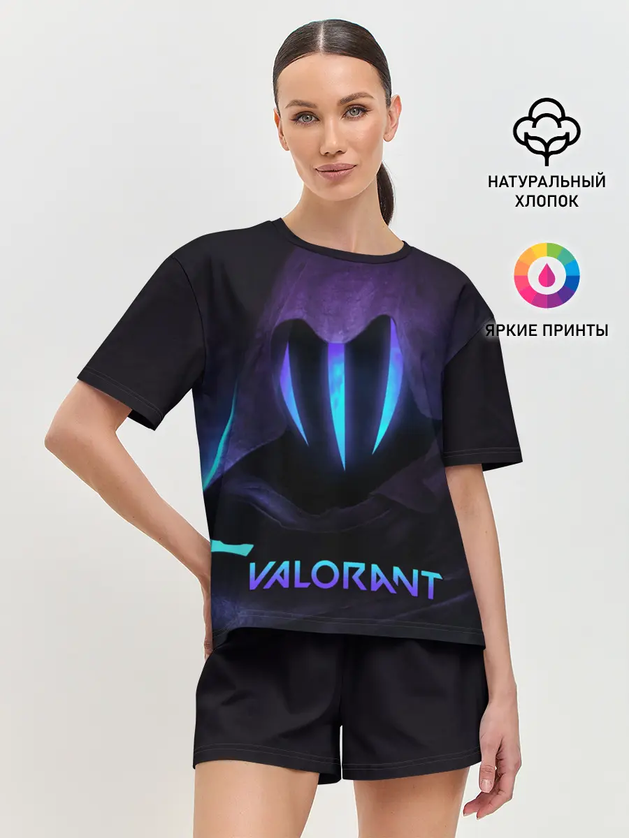 Женская пижама с шортами / VALORANT OMEN