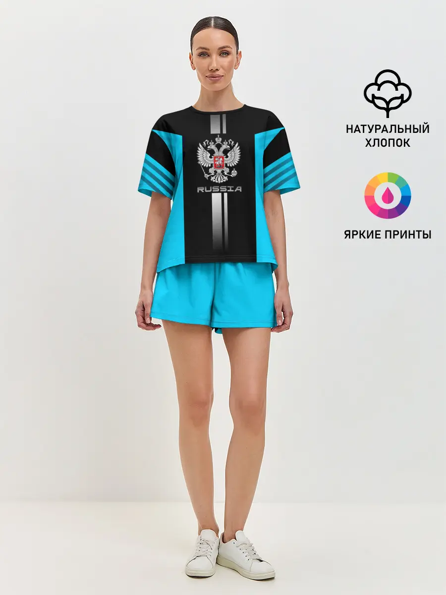 Женская пижама с шортами / Russia