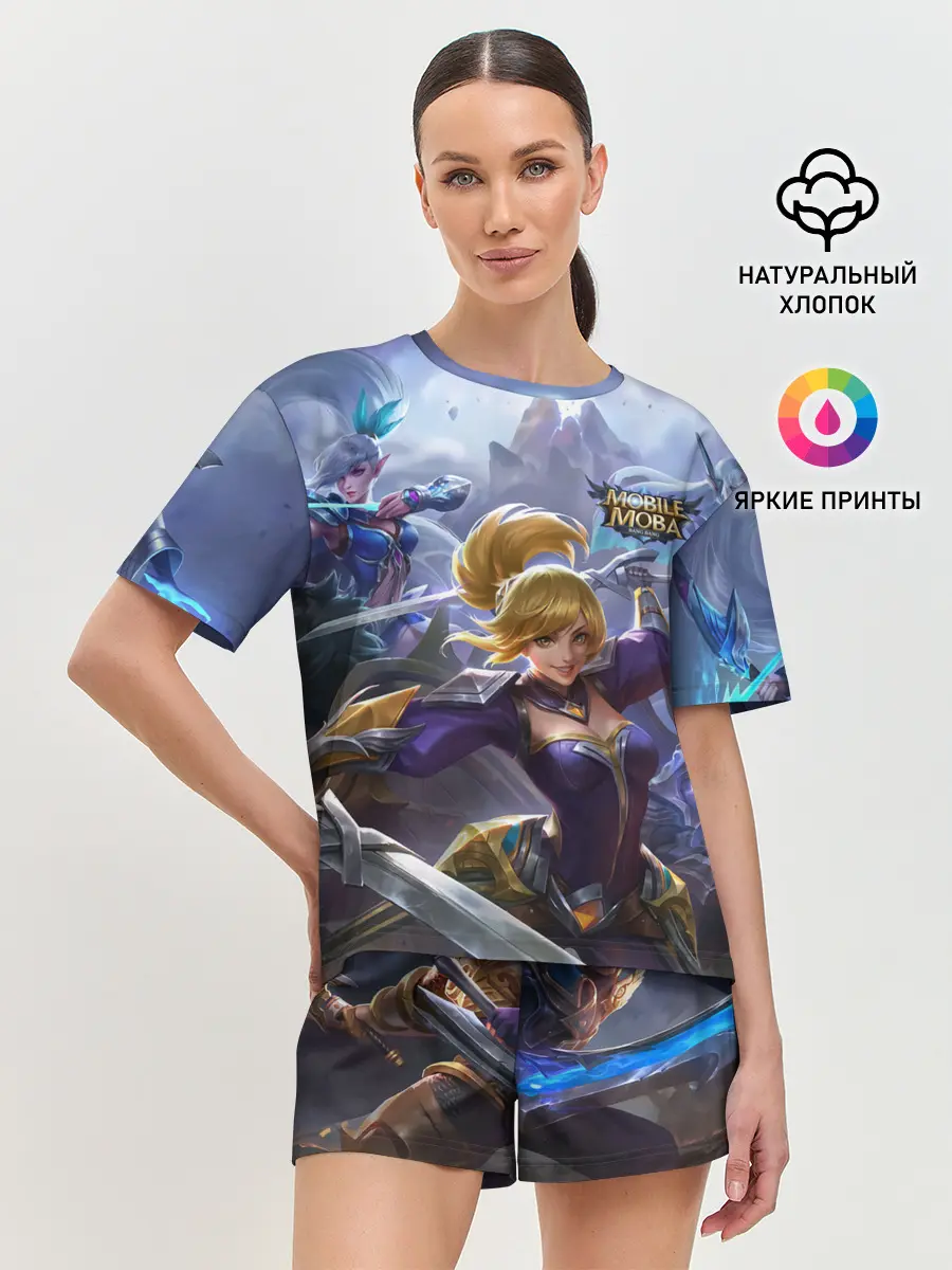 Женская пижама с шортами / mobile legends