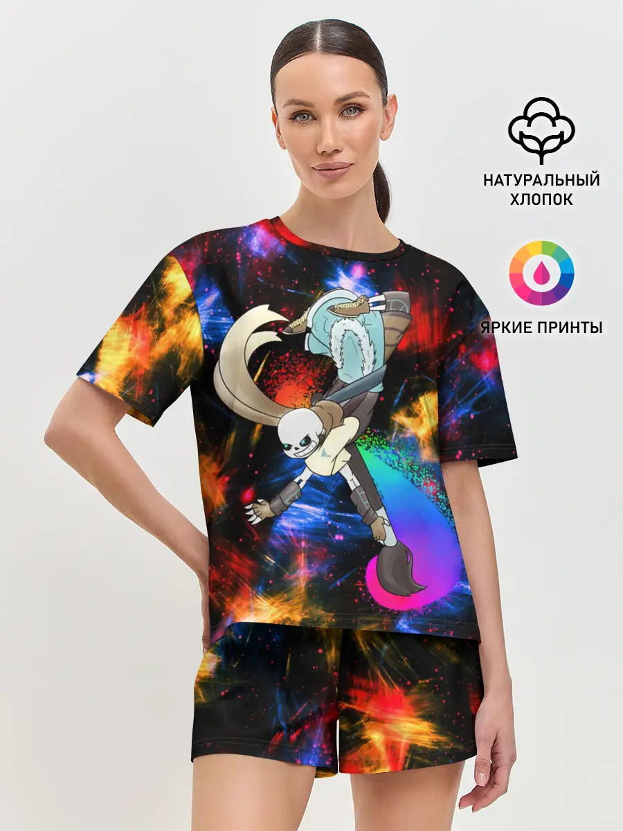 Женская пижама с шортами / Санс | Undertale