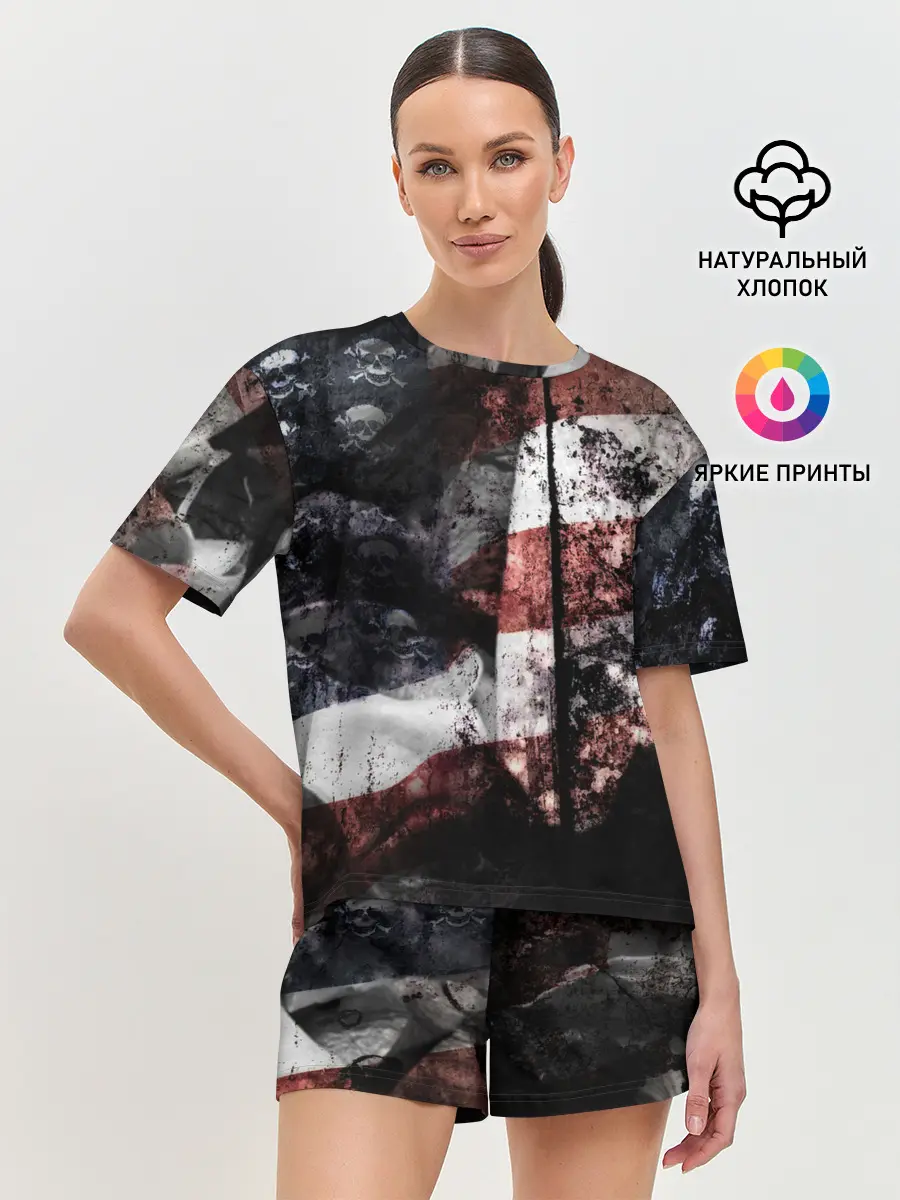 Женская пижама с шортами / США