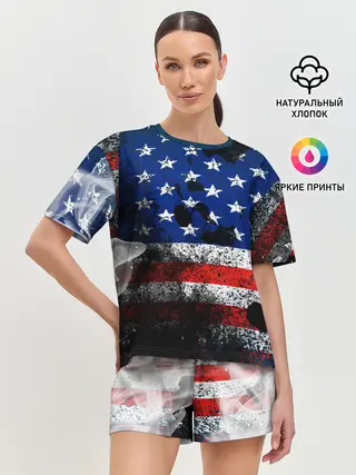 Женская пижама с шортами / США