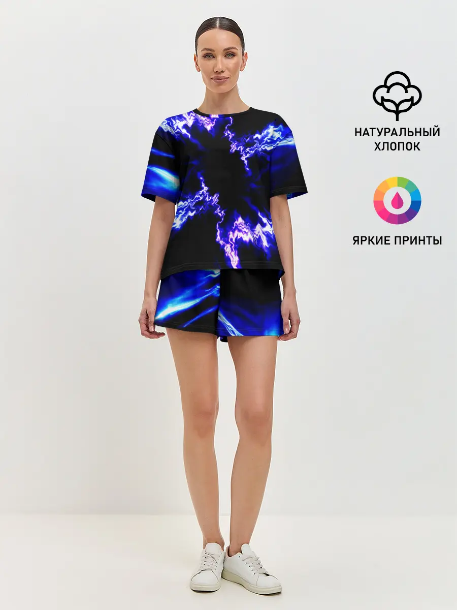 Женская пижама с шортами / ABSTRACTION