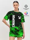 Женская пижама с шортами / MINECRAFT CREEPER
