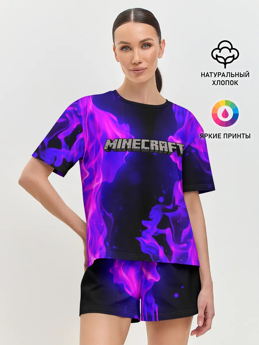 Женская пижама с шортами / MINECRAFT