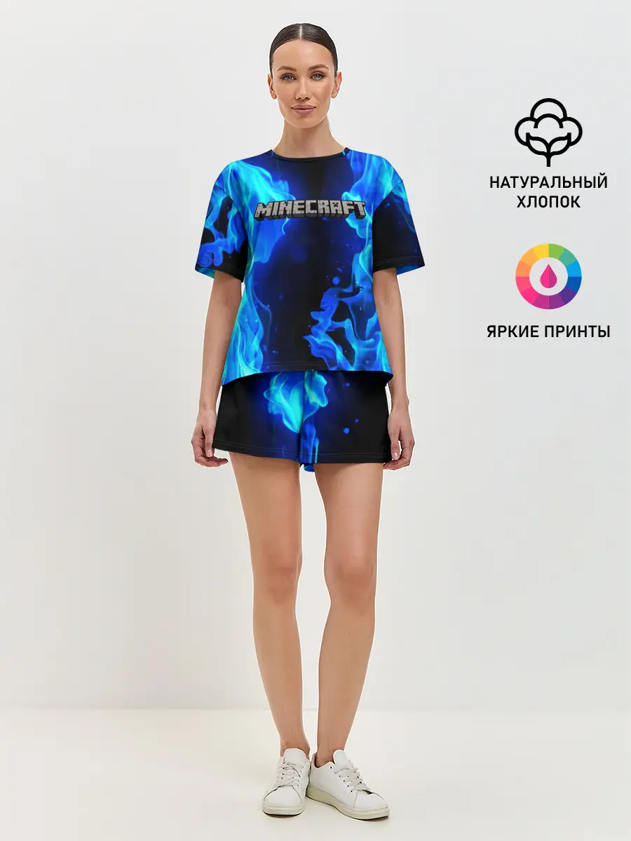 Женская пижама с шортами / MINECRAFT