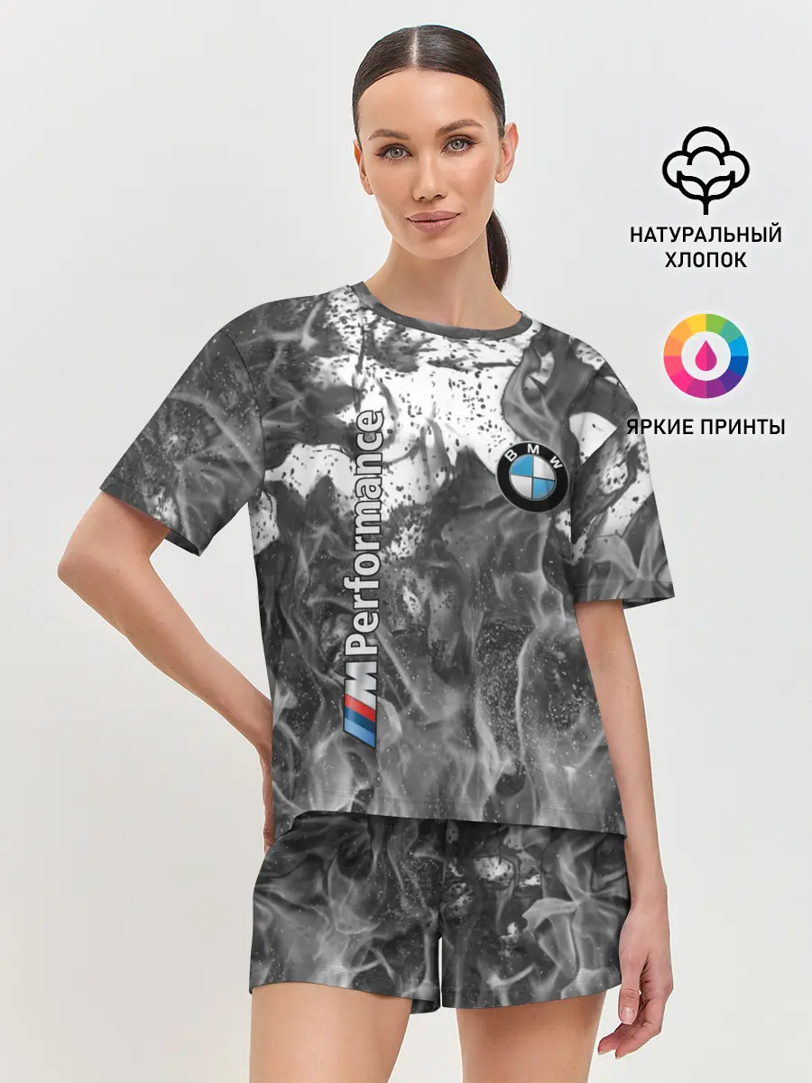 Женская пижама с шортами / BMW