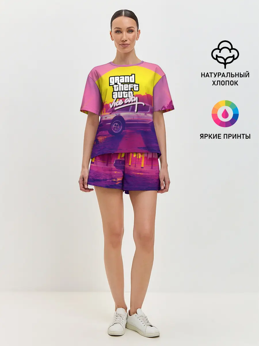 Женская пижама с шортами / GTA Vice city
