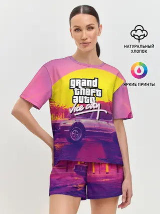 Женская пижама с шортами / GTA Vice city