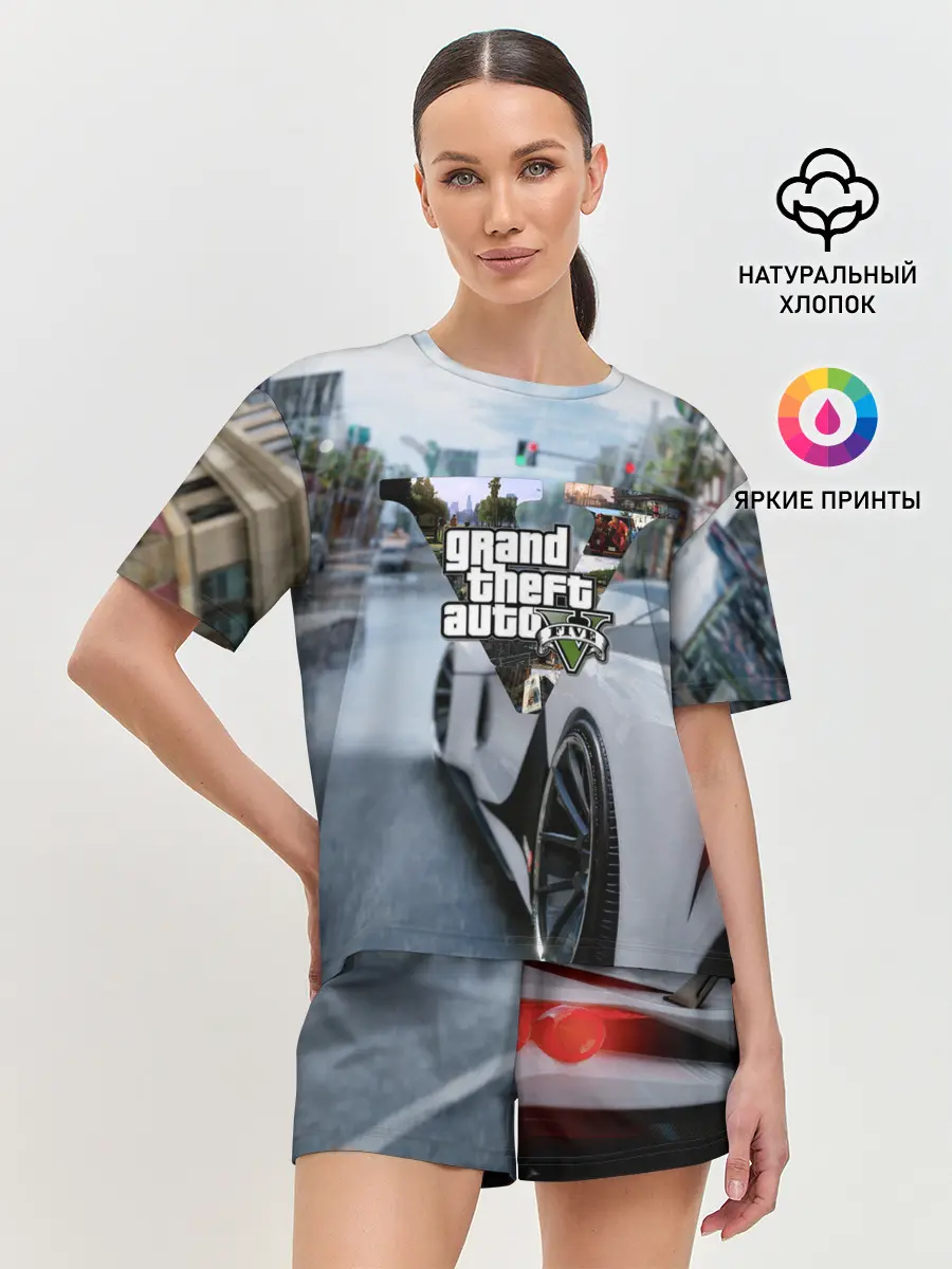 Женская пижама с шортами / GTA