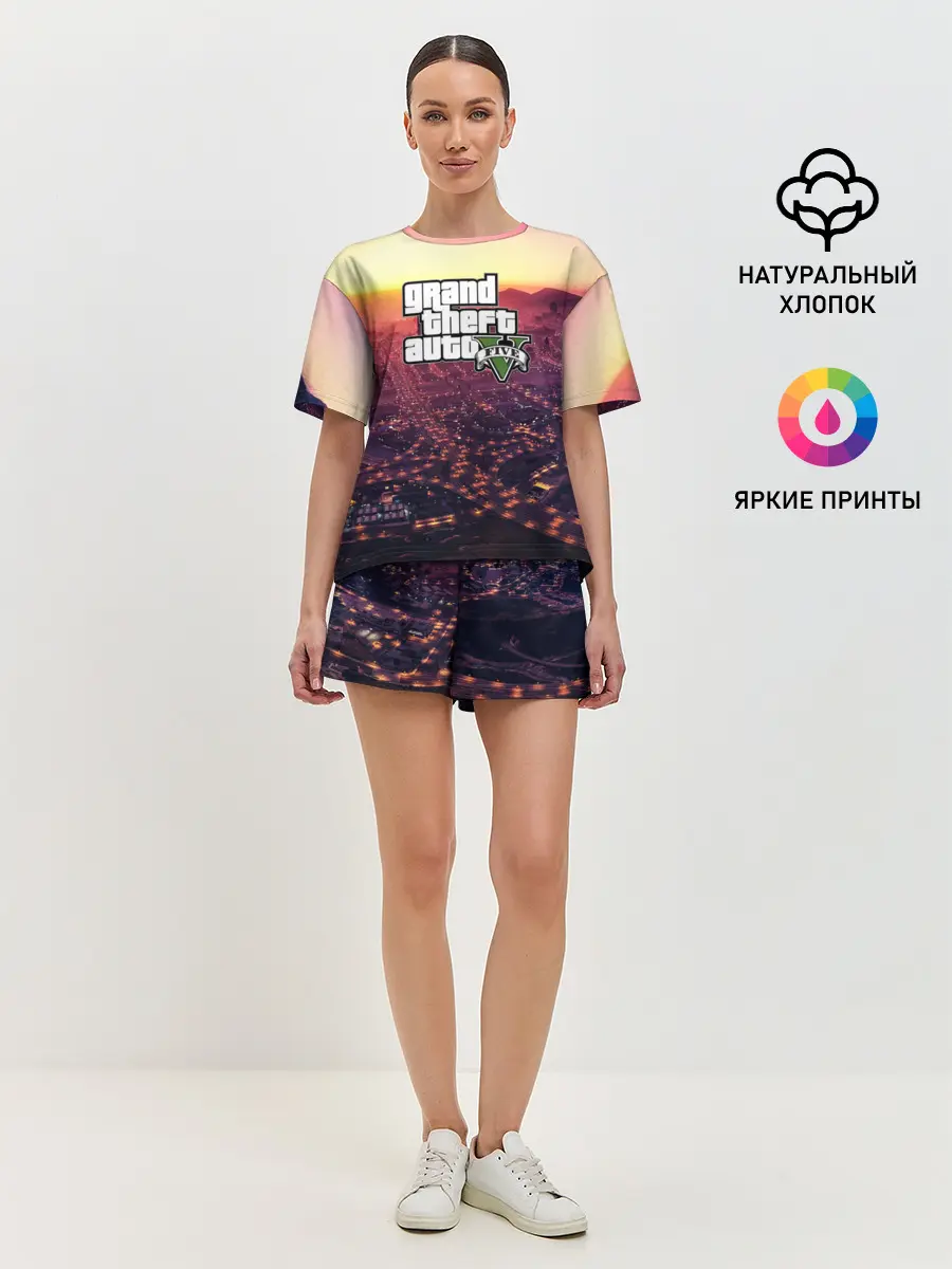 Женская пижама с шортами / Gta V Five