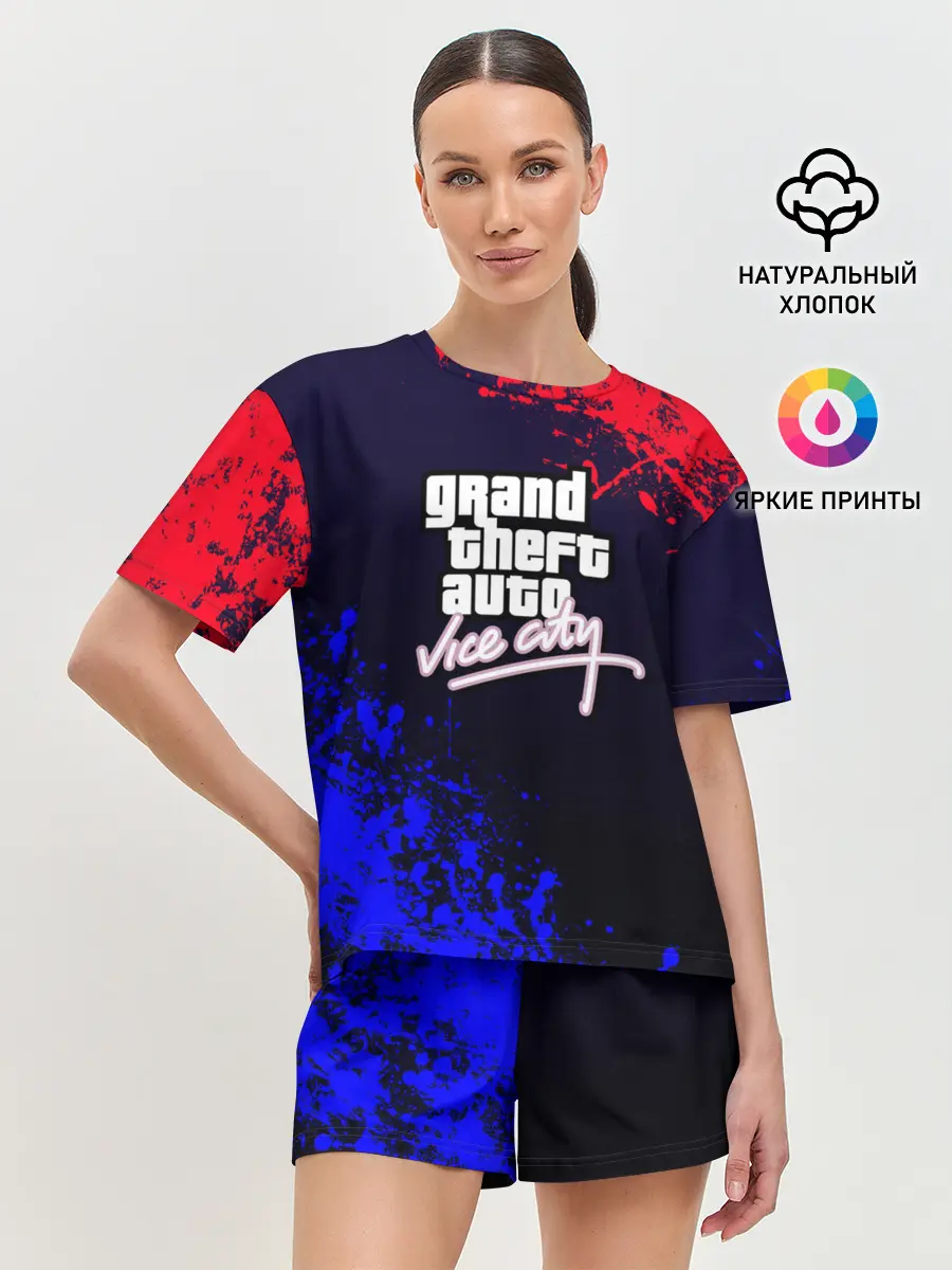 Женская пижама с шортами / Gta Vice city