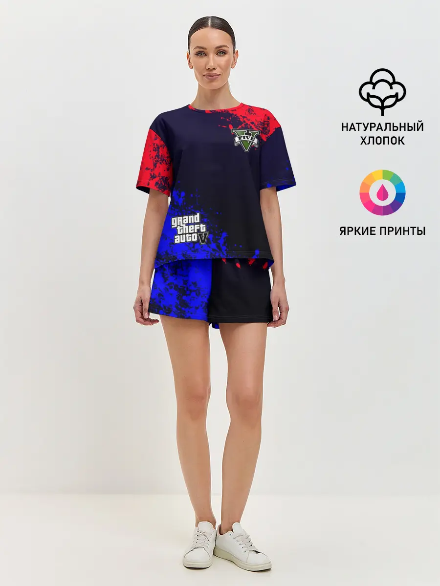 Женская пижама с шортами / GTA