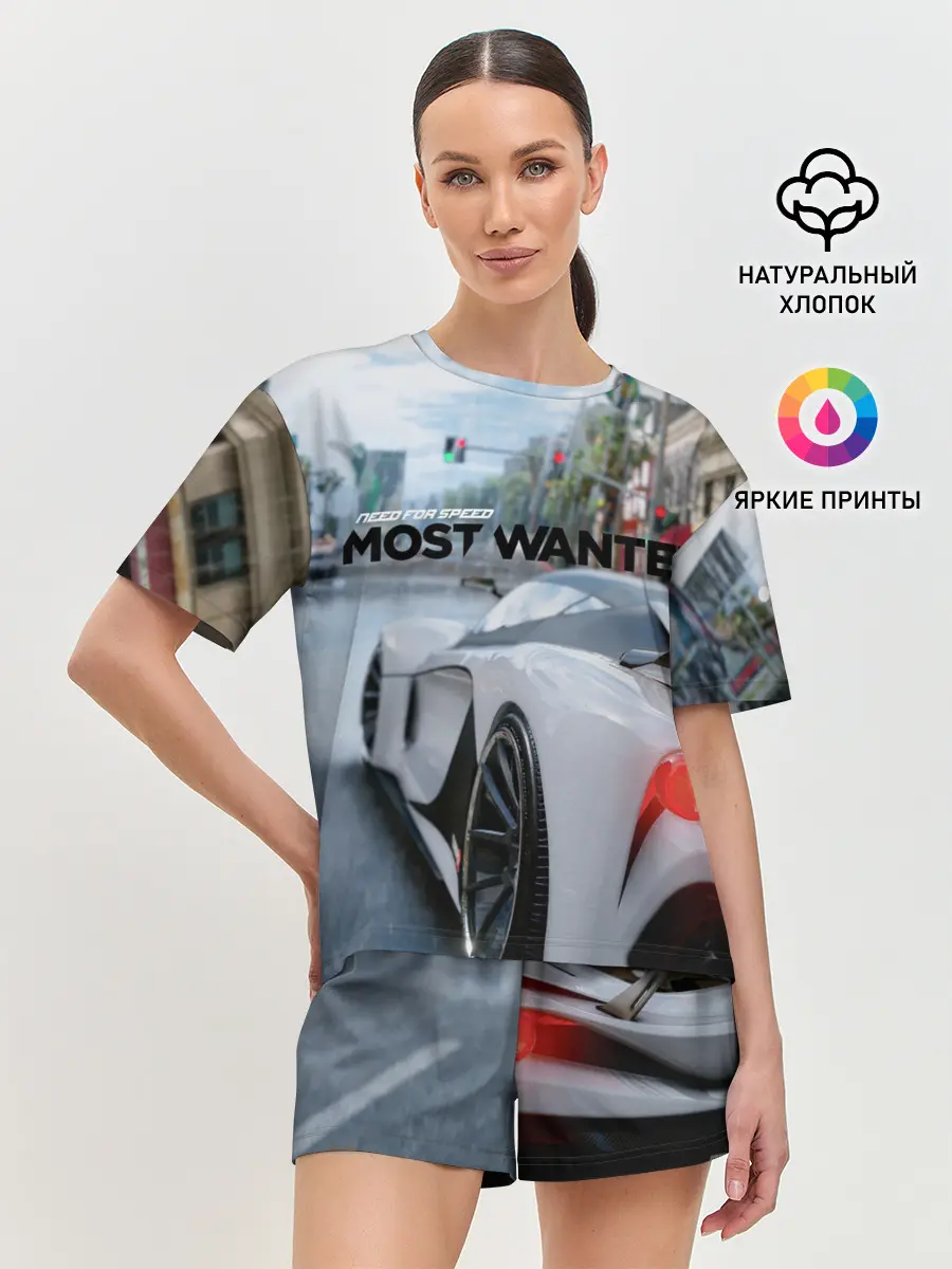 Женская пижама с шортами / NFS Most Wanted
