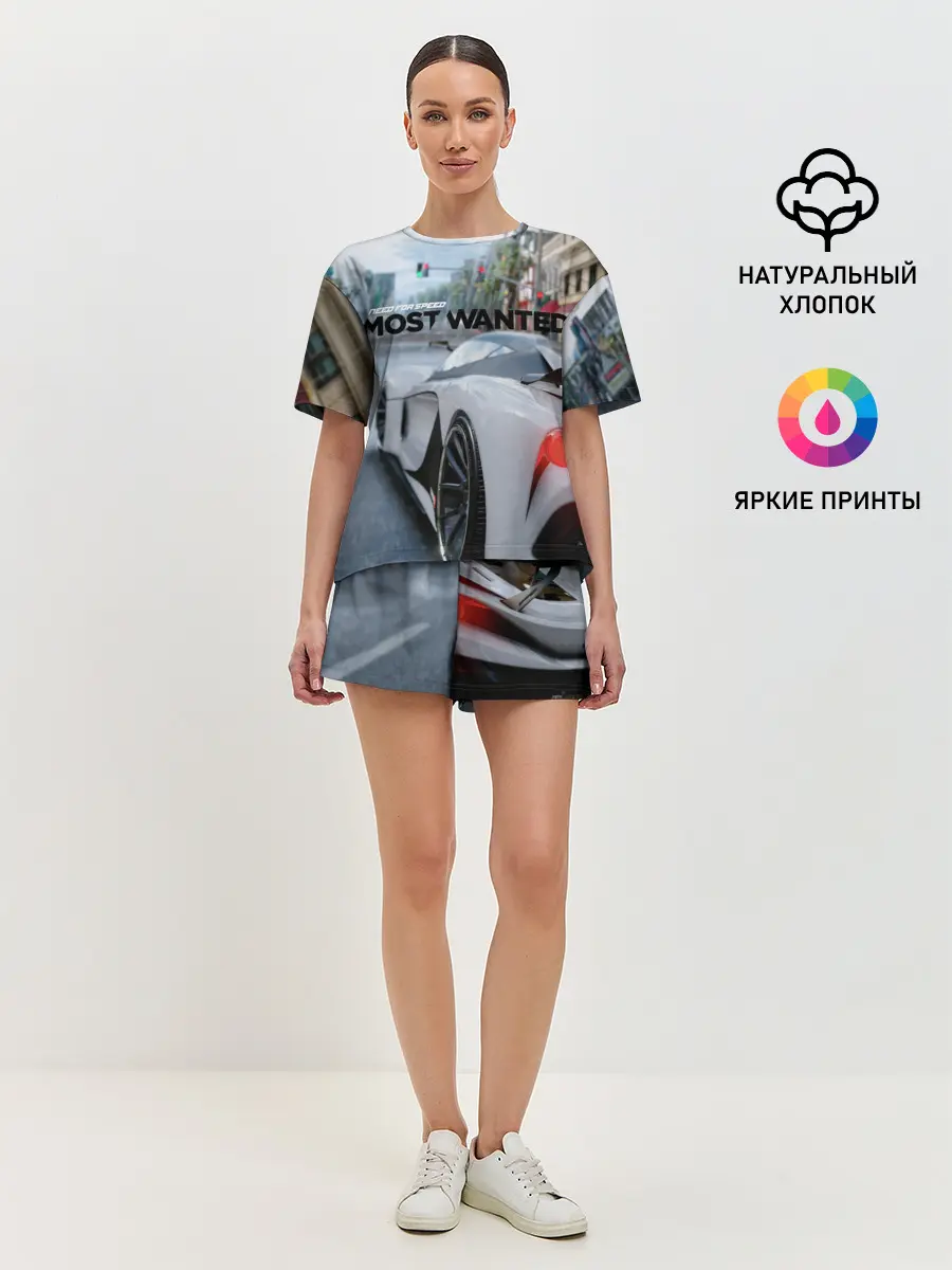 Женская пижама с шортами / NFS Most Wanted