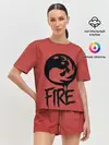 Женская пижама с шортами / Emblems Fire