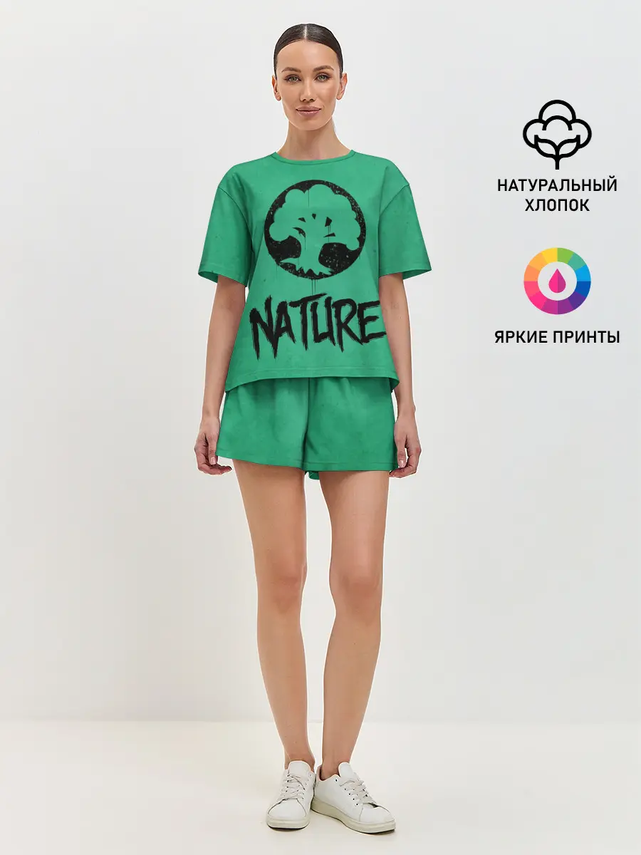 Женская пижама с шортами / Emblems Nature