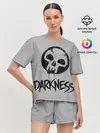 Женская пижама с шортами / Emblems Darkness