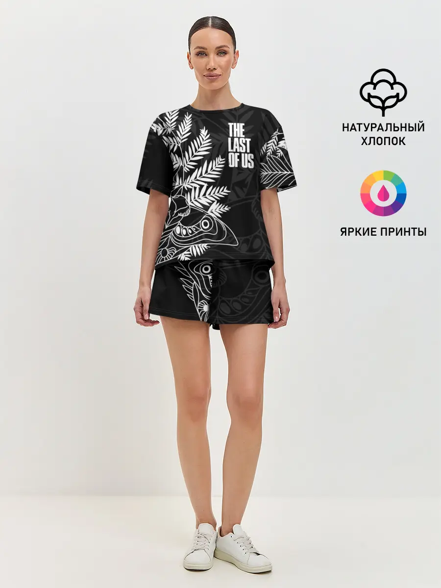 Женская пижама с шортами / THE LAST OF US 2 | ОДНИ ИЗ НАС 2 ТАТУ ЭЛЛИ